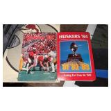 Vintage 1980s Nebraska football media guides