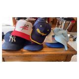 5 Vintage Baseball Caps, Yankees Patriotic & more