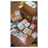 Group of playing cards and more