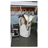 Utensils and caddy, coffee cups and more