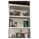 Contents of cupboard covered not included