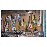 Wall with miscellaneous tools