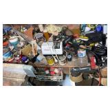 Top of workbench and cabinet , workbench and