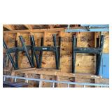 3 sawhorses