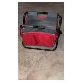 Outdoor cooler, stool combo