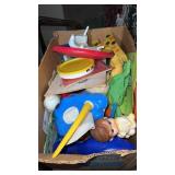 Box of miscellaneous kids toys