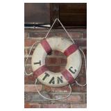 Titanic. Decorative life preserver