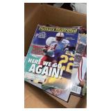 Box of husker, illustrated magazine