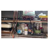 Clamp on light and miscellaneous kitchenware