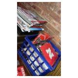 Crate of husker illustrated magazines