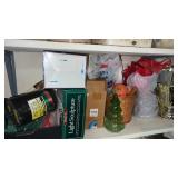 Group of Christmas decorations and more