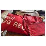 Vintage Nebraska Stadium Blanket & Duffle Bag