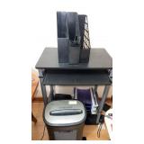 Small black desk approximately 24 x 16 x 32",