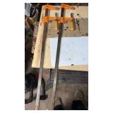 2 Jorgensen adjustable Steel bar, clamp