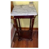 Plant stand/side table  with marble top