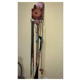 Bolo, ties, shoehorn, and tie holder