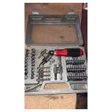 Allied ratcheting screwdriver set with sockets