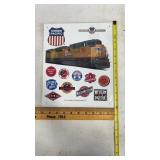 Repop metal sign Union Pacific 10"x12" sealed