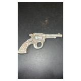 Unmarked Metal Toy Revolver