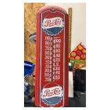 Vintage Pepsi-Cola red metal store advertising
