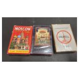 3 Sealed Decks Playing Cards Moscow, Oilwell,