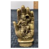 Buddhism BrassTathagata head, monkey king sun