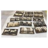 15 Vintage Stereo view cards Griffith & Standard,