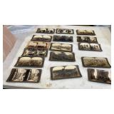 15 Vintage Stereoview Cards New York , Hunting,