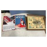 2 Repo Railroad Signs & Clock w/ Separated Frame