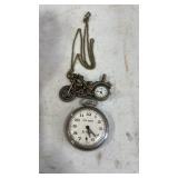 Motorcycle Necklace Watch & Sun Mark Pocket Watch