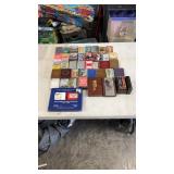 41 miscellaneous playing cards with some sealed