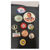 10 miscellaneous political pins