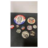 10 miscellaneous political pins