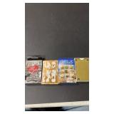 Lot of 4 playing cards including seashell