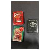 3 Decks of Playing Cards, Jack Daniels, Coca Cola