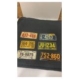 6 bicycle license plates