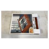 New in Box 30piece Backgammon Set