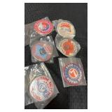 6 miscellaneous Lionel train pinbacks