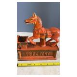 Cast Orange Trick Pony Bank