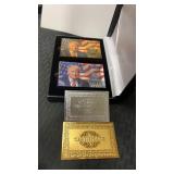Donald Trump 24 karat gold plated, playing cards,