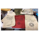 6.  Miscellaneous Old bank bags  from Nebraska