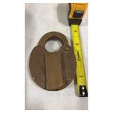 Illinois Central Railroad Padlock No Key