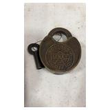 Southern Pacific Railroad Padlock & Key