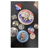 Miscellaneous group of political pins