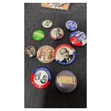Miscellaneous group of political pins