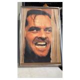 1999 Framed Poster, Psycho , Approx 36x 26"