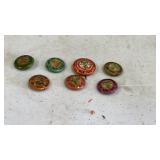 6 1940s Railroad Union Pins Brotherhood of