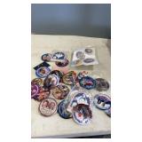 Reagan Bush, Obama Political Pinbacks Pins