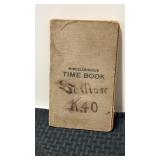 Railroad time book
