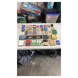 40 Miscellaneous playing cards some sealed in pkg